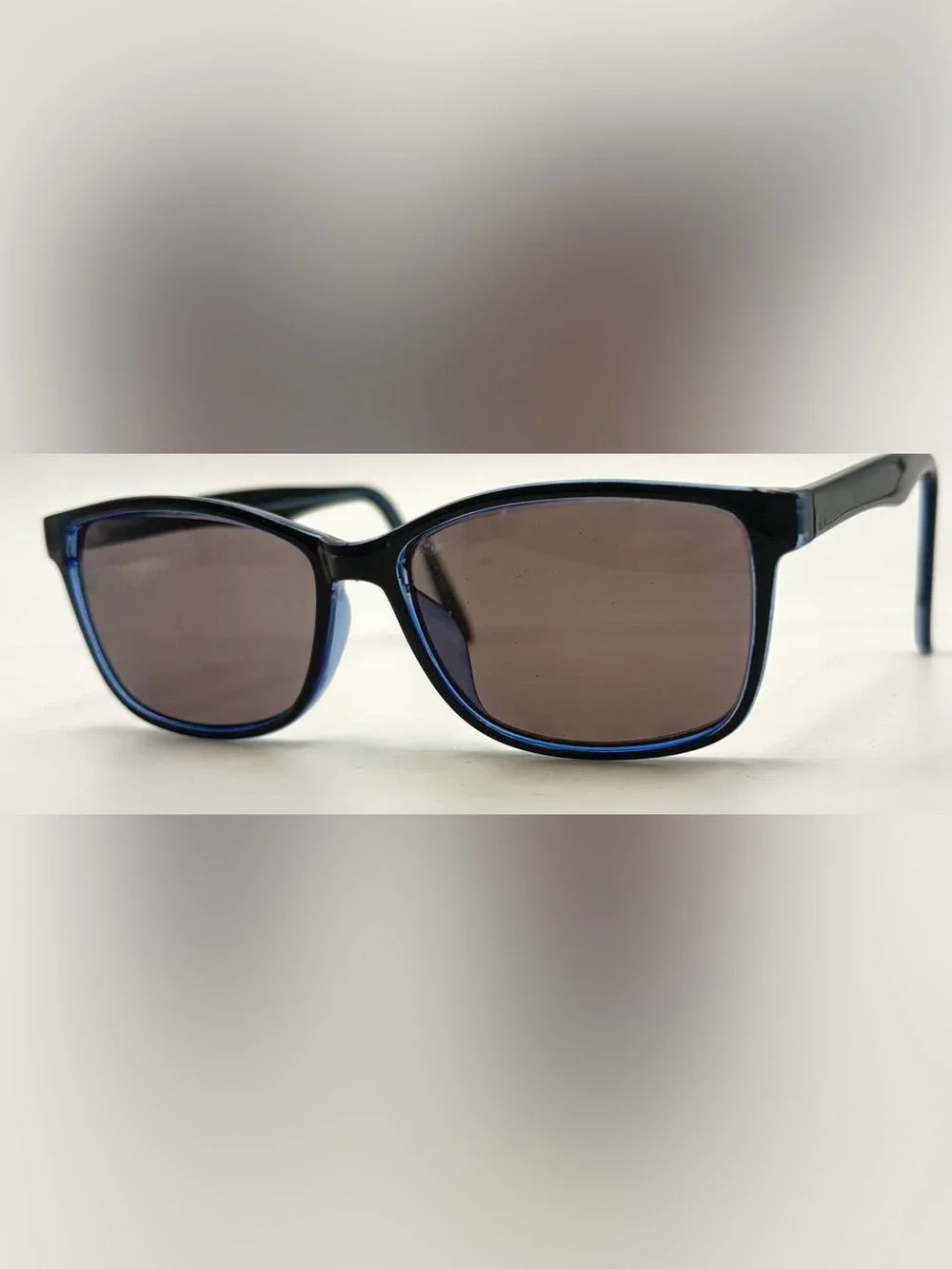 Santa Ana S825 Black Blue Oval Sunglasses Frames Only